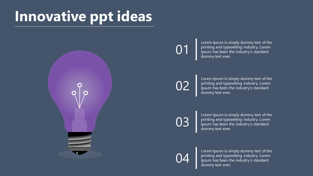 Impress your Audience with Innovative PPT Ideas Design